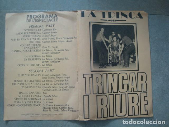 Carteles espect&aacute;culos: LA TRINCA - Foto 3