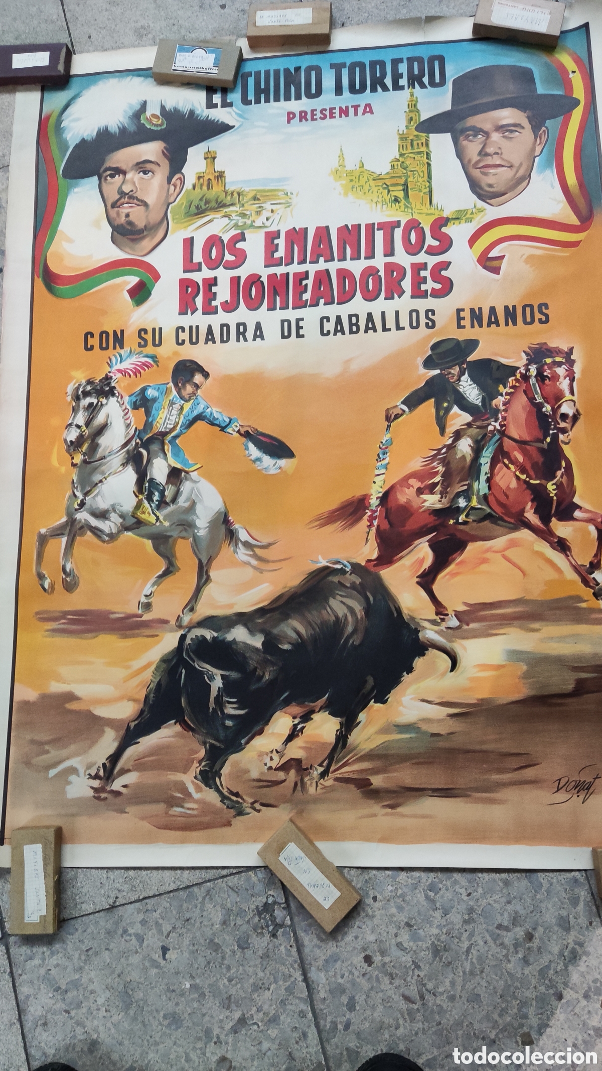 Carteles espect&aacute;culos: Cartel de enanos y de toros - Foto 1
