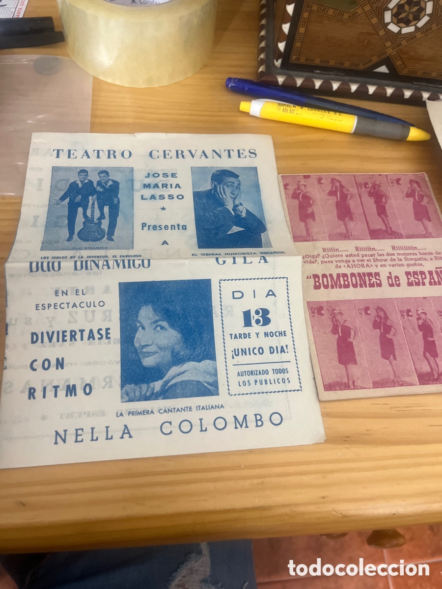 Carteles espect&aacute;culos: Programa de teatro Cervantes Tomelloso - Foto 1