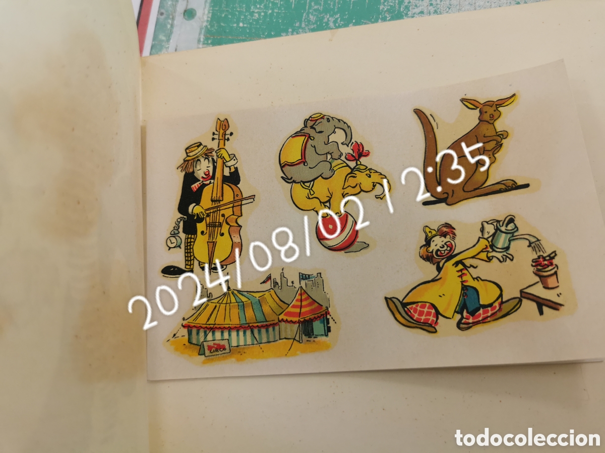 Carteles espect&aacute;culos: Lote 5 objetos relacionados con el circo. - Foto 6