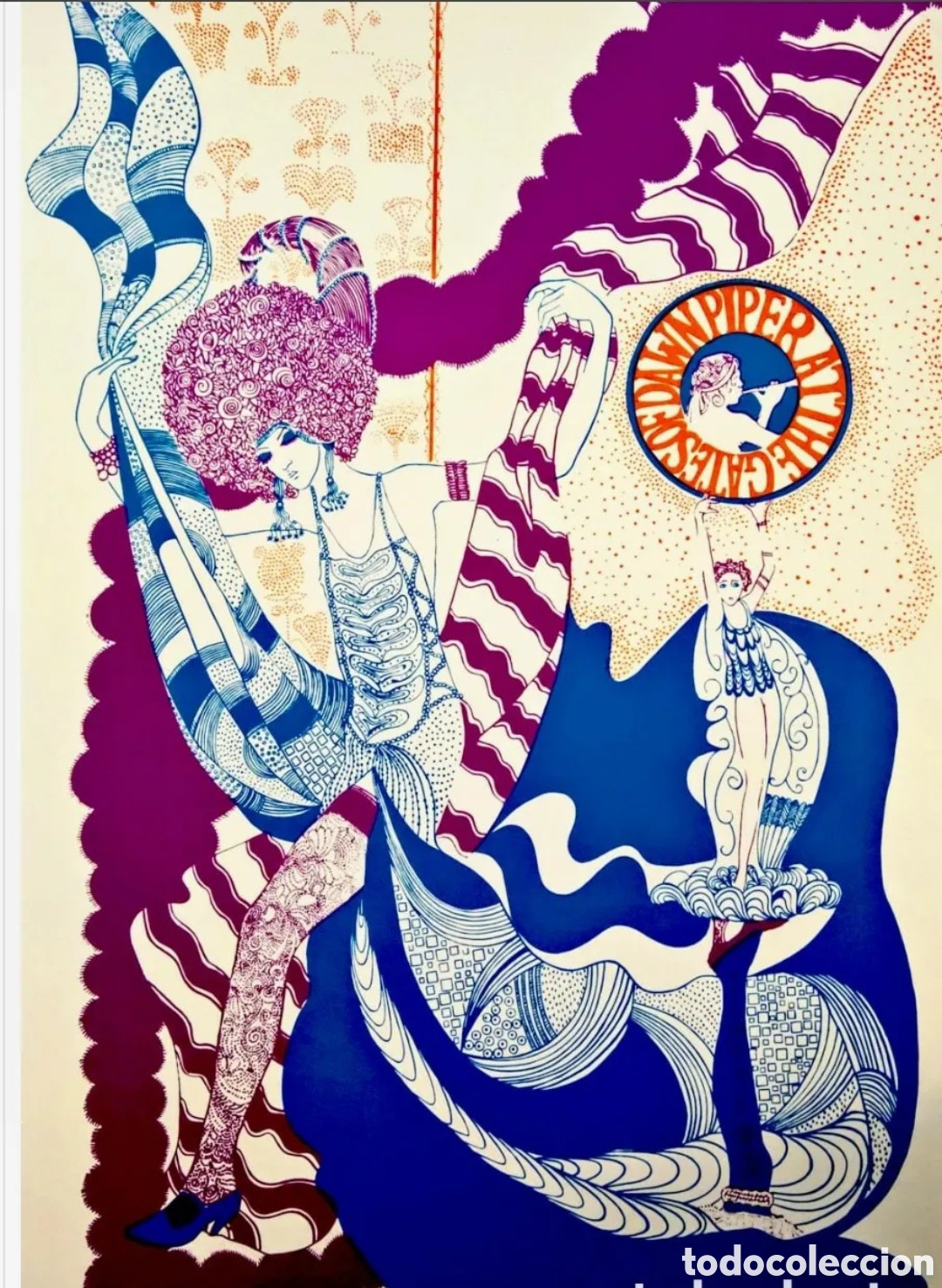 Carteles espect&aacute;culos: Pink Floyd, cartel original 1967 - Foto 1