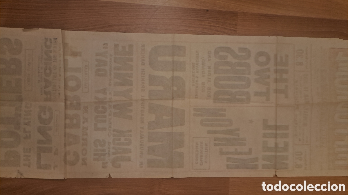 Carteles espect&aacute;culos: Cartel espect&aacute;culo bristol hippodrome 16 marzo 1925 - Foto 6
