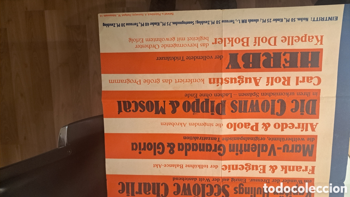 Carteles espect&aacute;culos: Cartel espect&aacute;culos stadtgarten - Foto 4