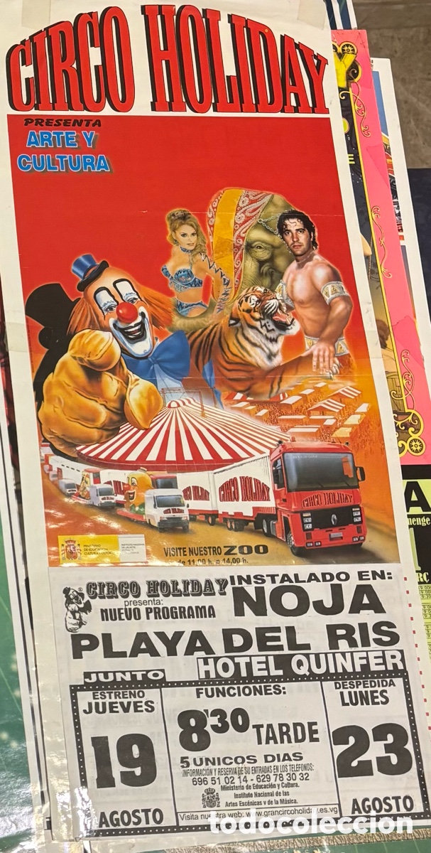 Carteles espect&aacute;culos: Cartel Circo Holiday - Foto 1