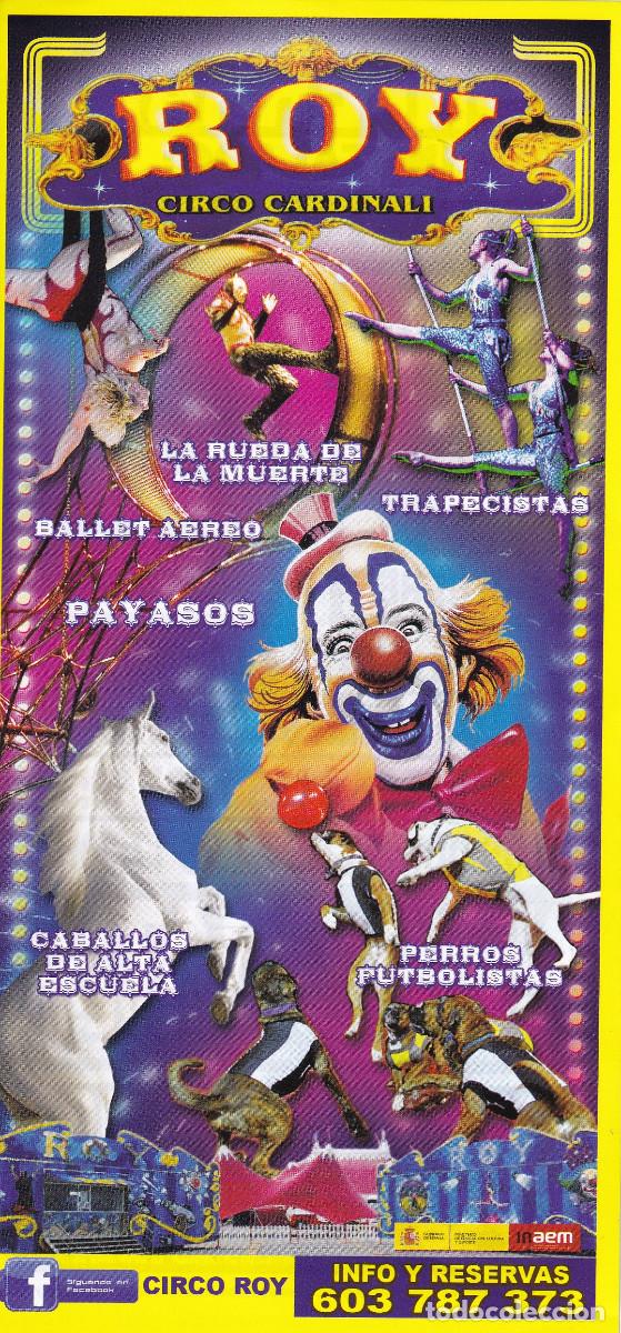 Carteles espect&aacute;culos: INVITACION DE CIRCO ROY CIRCO CARDINALI - Foto 1