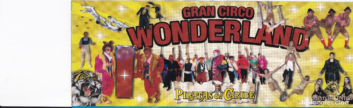 Carteles espect&aacute;culos: INVITACION DE CIRCO GRAN CIRCO WONDERLAND - Foto 1