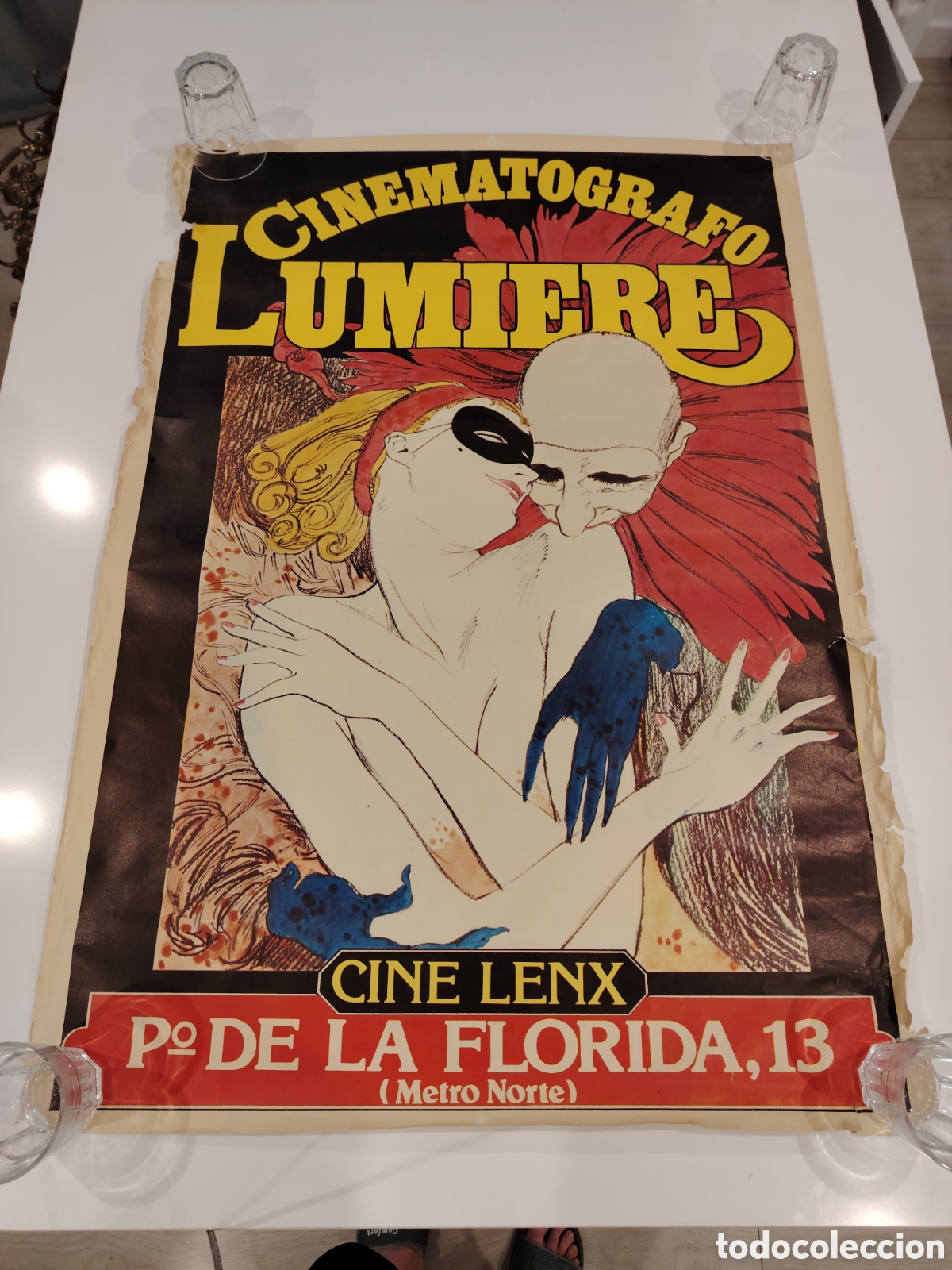 Carteles espect&aacute;culos: CIN&Eacute; LENX MADRID 1966 - Foto 1