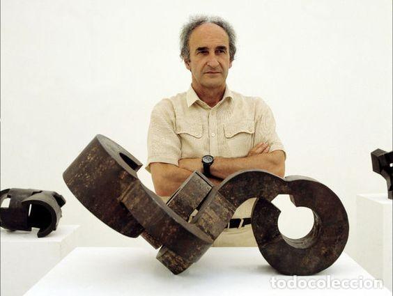 Carteles espect&aacute;culos: CHILLIDA CARTEL PEL&Iacute;CULA DOCUMENTAL CIENTO VOLANDO 68X48 - Foto 3