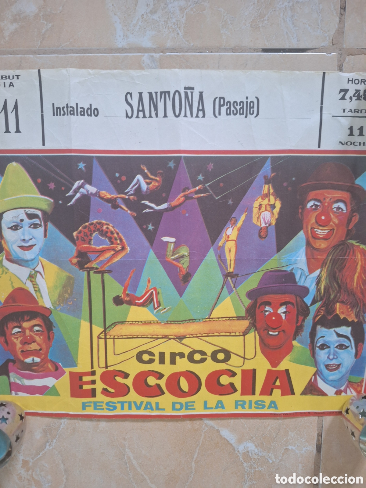 Carteles espect&aacute;culos: Circo Escocia Festival de la risa - Foto 1