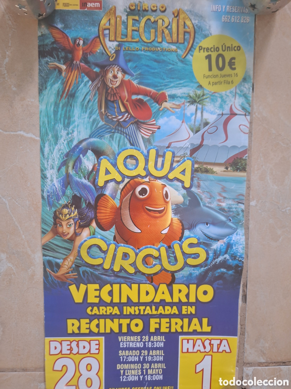 Carteles espect&aacute;culos: Cartel Circo AQUA en Gran Canaria - Foto 1