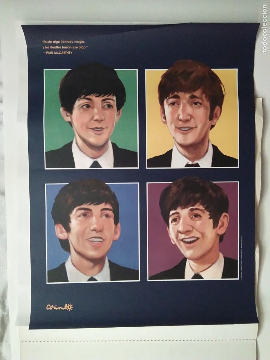 Carteles espect&aacute;culos: CARTEL BEATLES EDITORIAL CORINTO - Foto 5