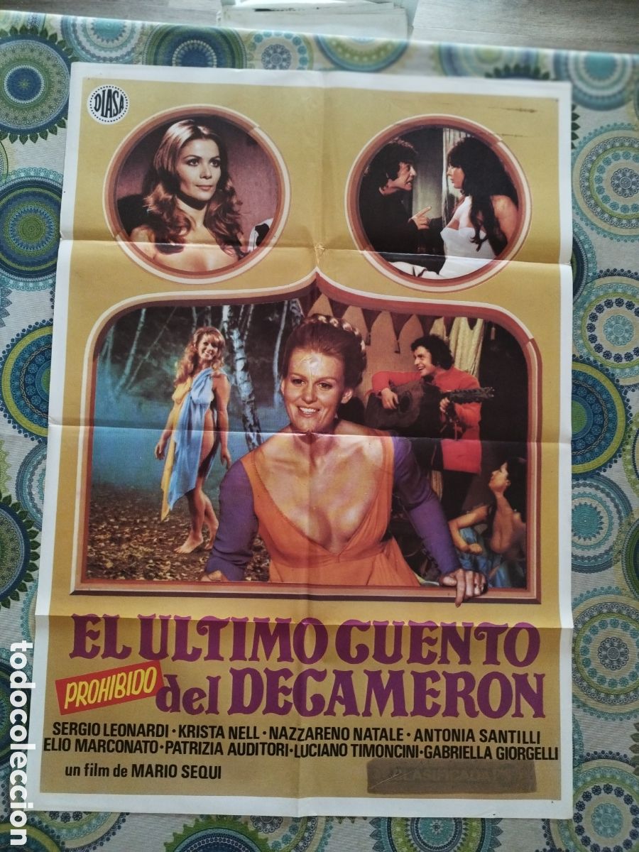 Carteles espect&aacute;culos: Cartel cine El &uacute;ltimo cuento de Decamer&oacute;n - Foto 1