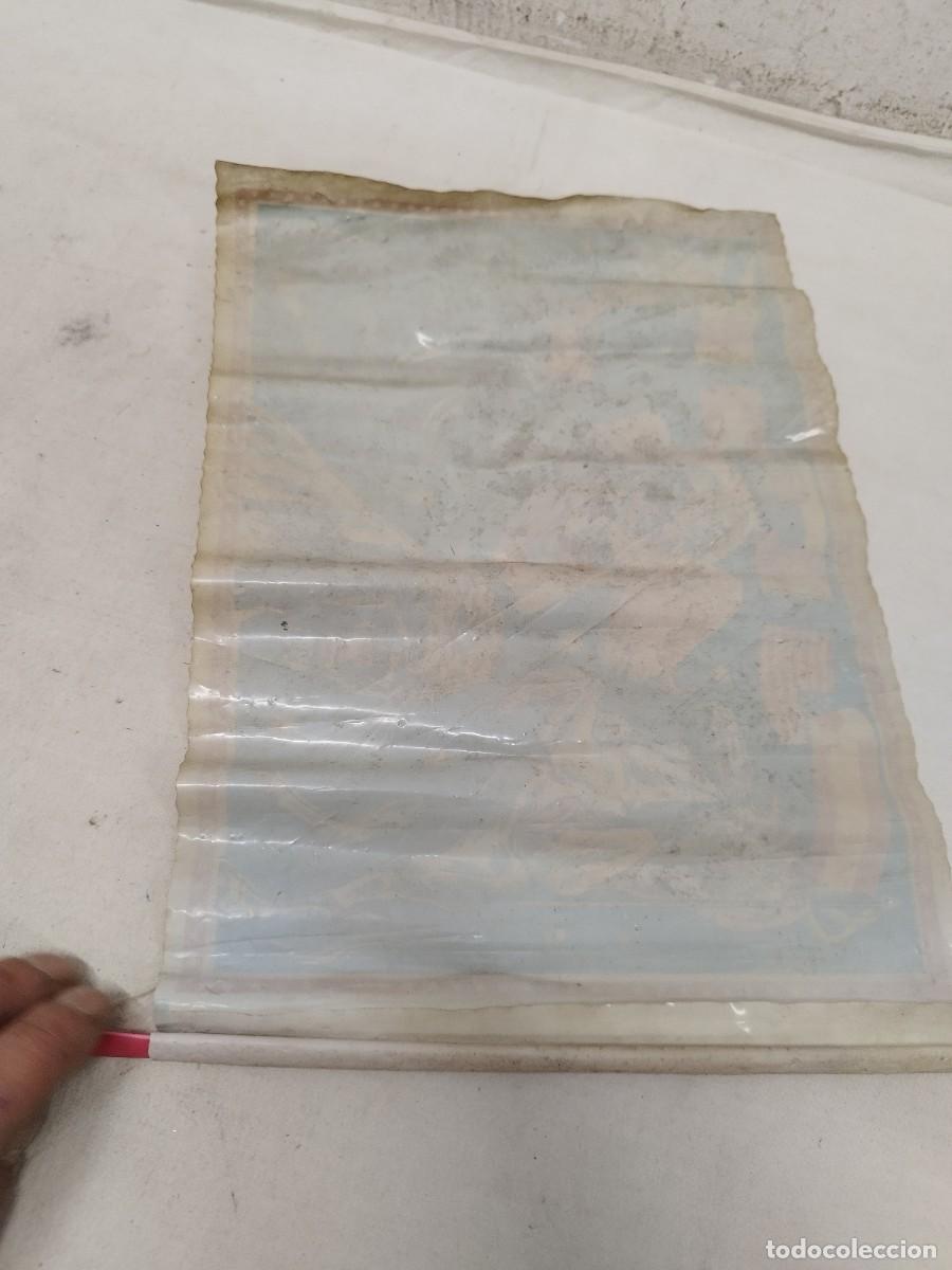 Carteles espect&aacute;culos: Antigua bandera de circo, espect&aacute;culo. De pl&aacute;stico. - Foto 5