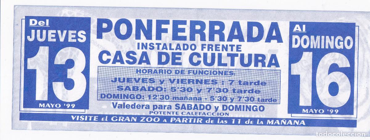 Carteles espect&aacute;culos: INVITACION DE CIRCO.- GRAN CIRCO ITALIANO. - Foto 2