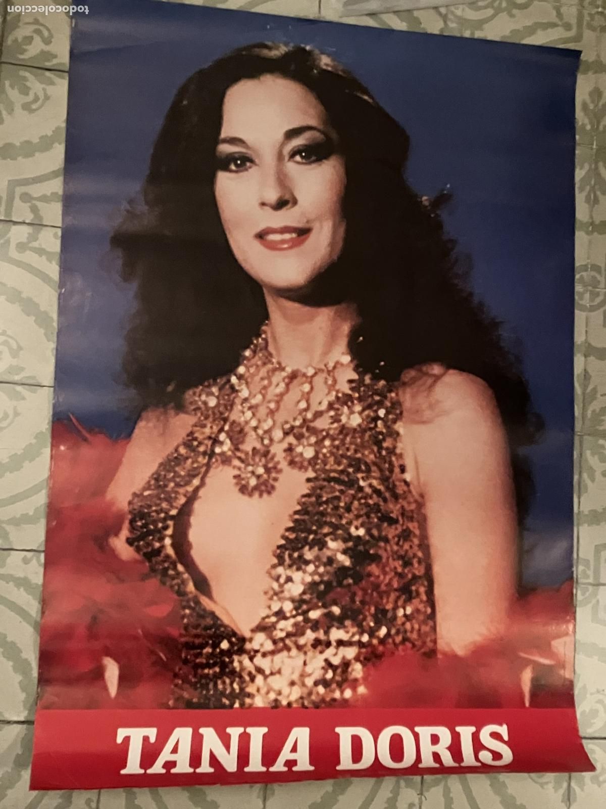 Carteles Espect&aacute;culos: tania doris vedette artista variedades revista poster cartel original 1982