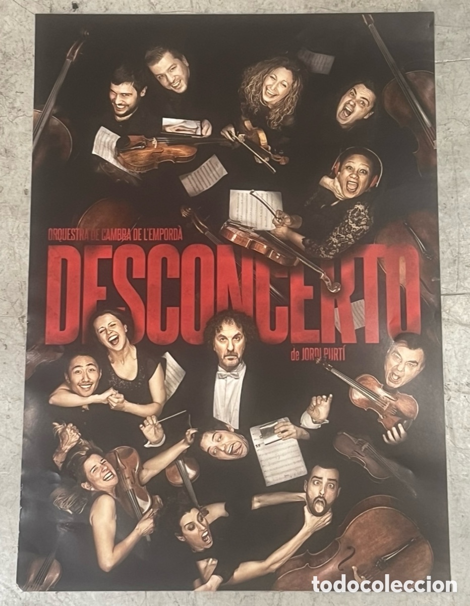 Carteles Espect&aacute;culos: Cartel. Desconcierto. Orquesta de Cambra de l&rsquo;Emporda. Teatro Circo. Murcia. 2025.