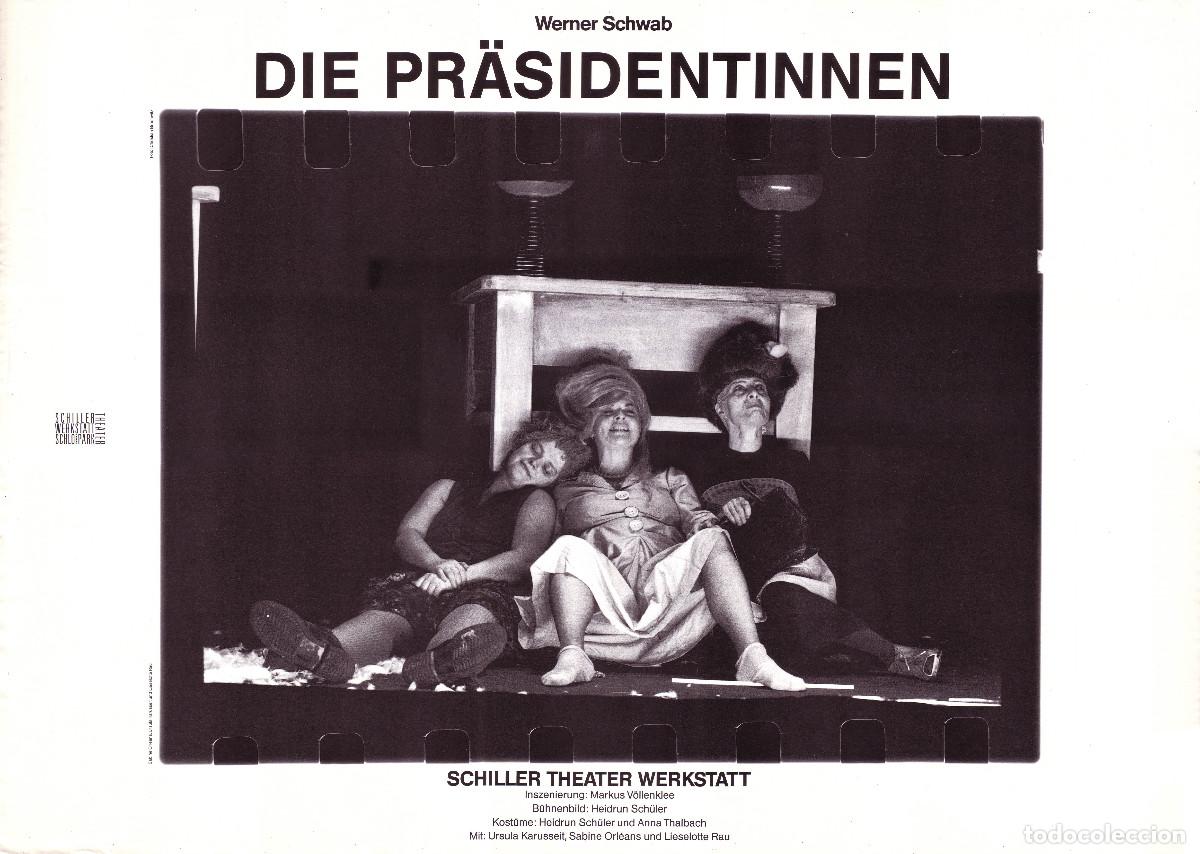 Carteles espect&aacute;culos: Die Pr&auml;sidentinnen, by Werner Schwab. Dir. Markus V&ouml;llenklee (1993) A1 - Foto 1