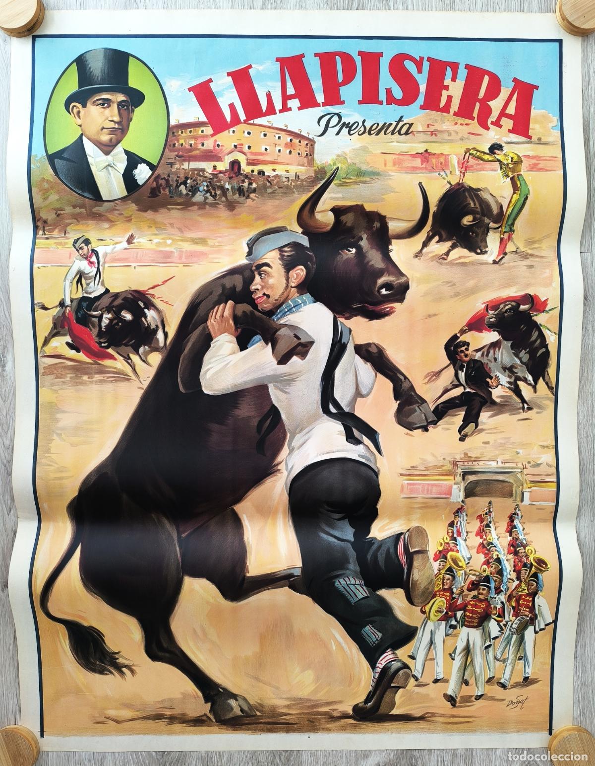 Carteles Espect&aacute;culos: RW CARTEL ESPECTACULOS LLAPISERA CANTINFLAS COMICO TAURINO DONAT CT567 RR