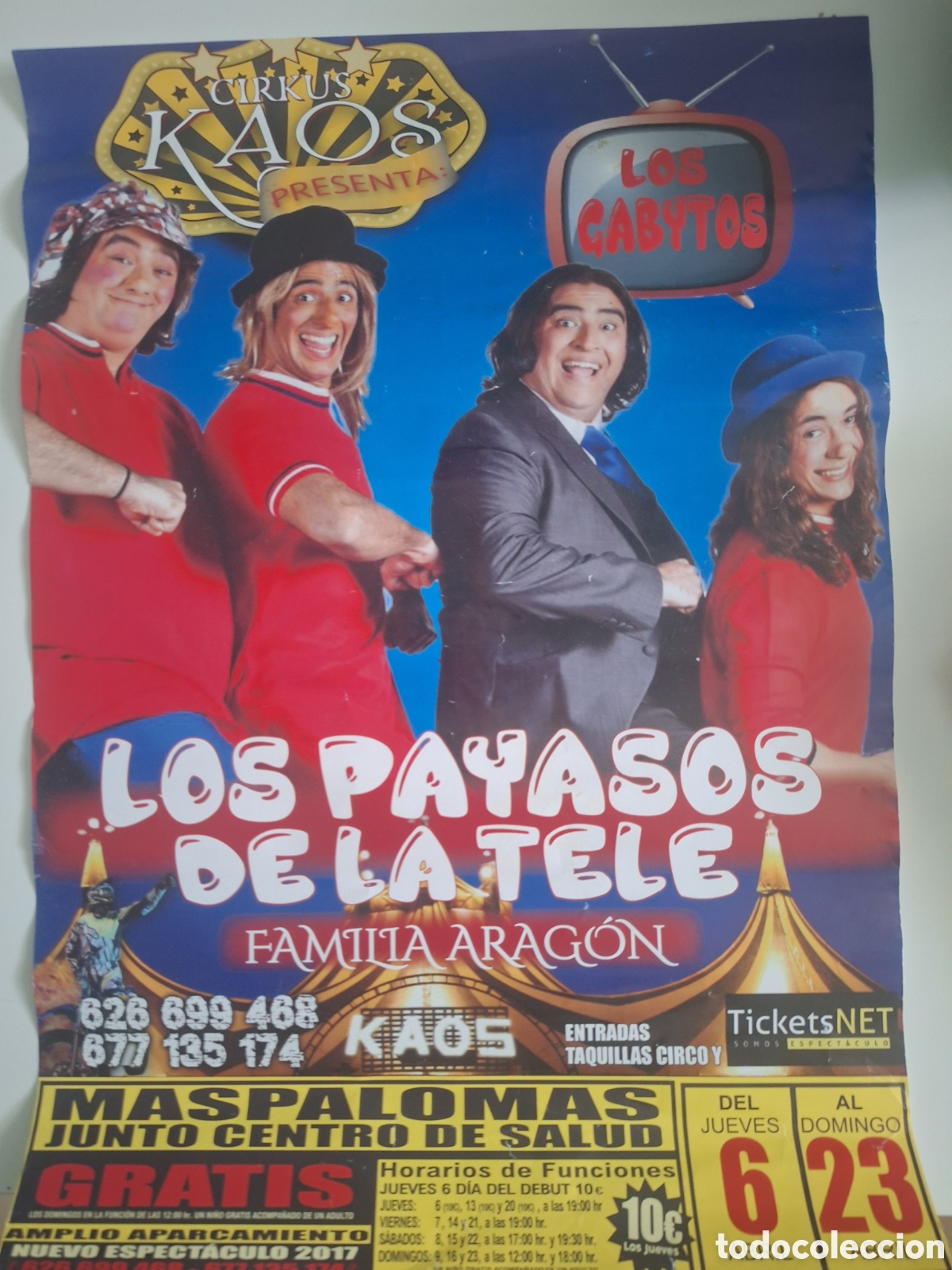 Carteles Espect&aacute;culos: Cartel del Circus Kaos