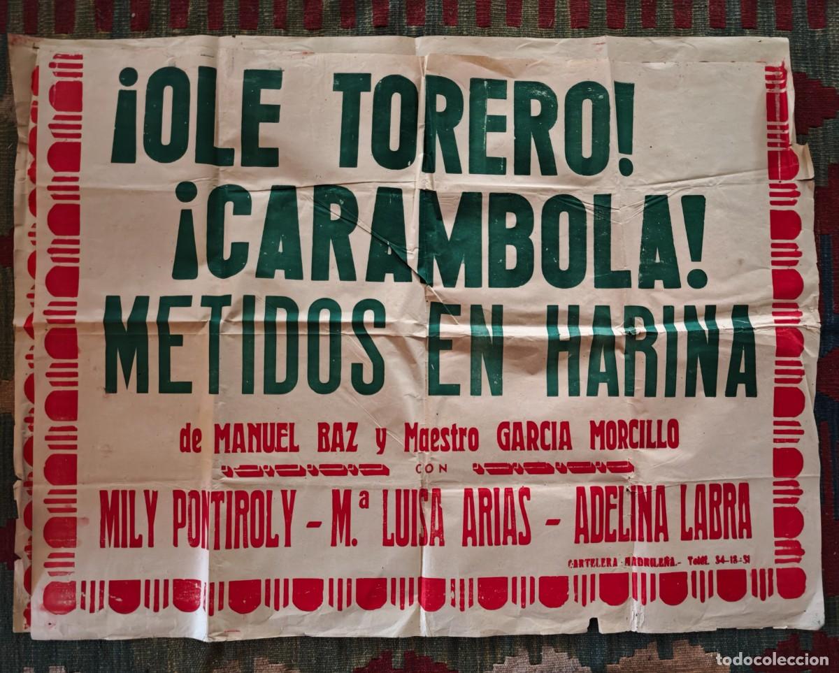 Carteles Espect&aacute;culos: OLE TORERO - CARAMBOLA