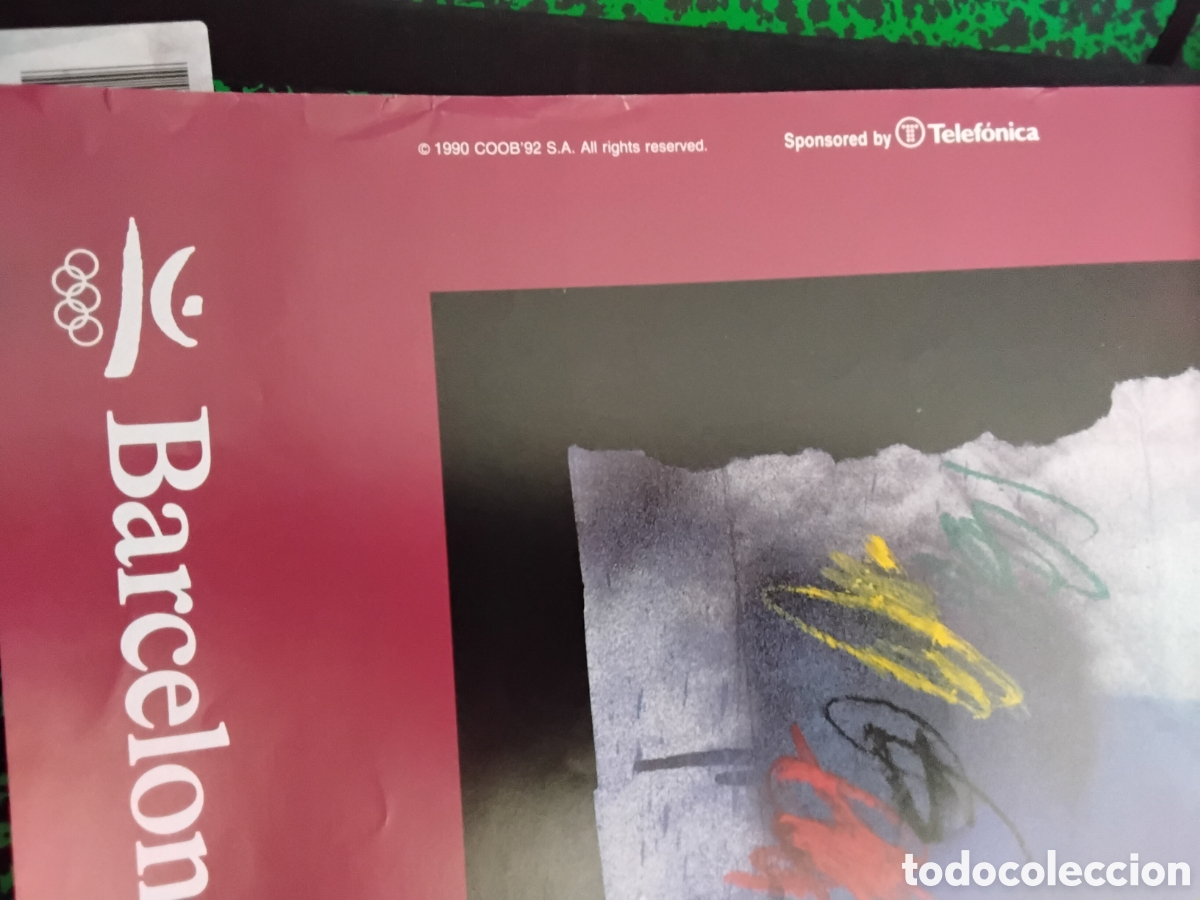 Carteles espect&aacute;culos: CARTEL BARCELONA 92 ANTONIO CLAVE - Foto 4