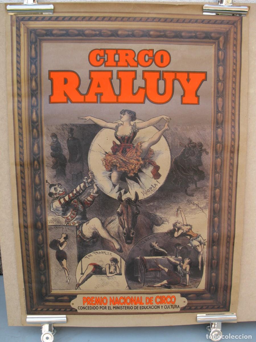 Carteles espect&aacute;culos: P&Oacute;STER - CARTEL DEL CIRCO RALUY - PREMIO NACIONAL DE CIRCO.