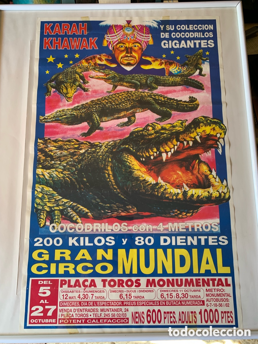 Carteles espect&aacute;culos: CARTEL DEL GRAN CIRCO MUNDIAL. A&Ntilde;OS 70/80.