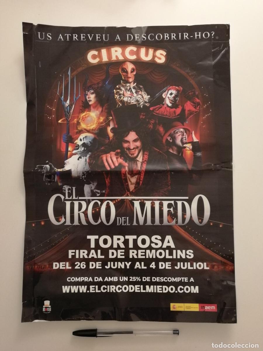 Carteles espect&aacute;culos: CARTEL ORIGINAL -A3- DEL MIEDO EL - CIRCO - CIRCUS - Foto 1