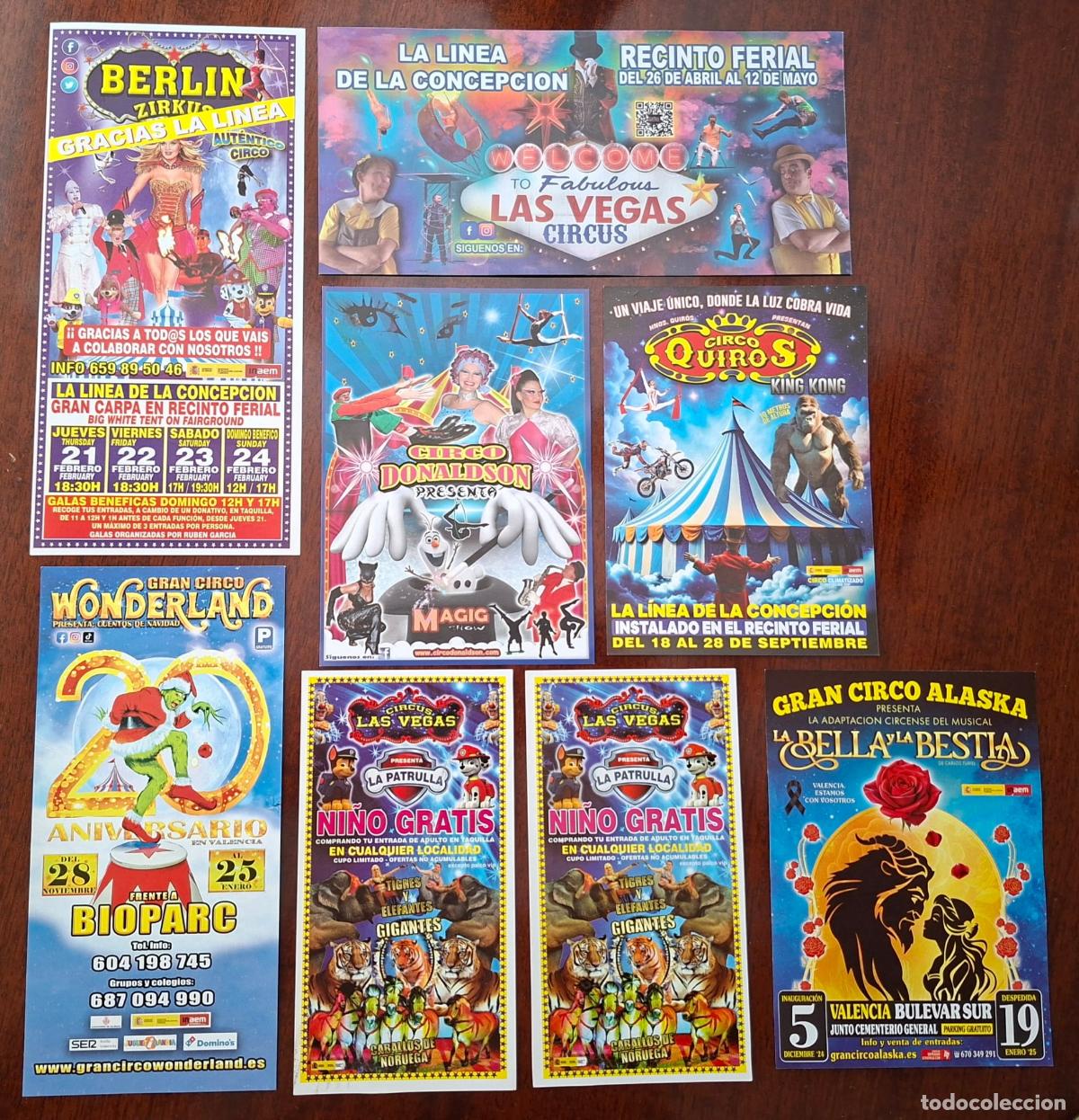 Carteles espect&aacute;culos: PUBLICIDAD DE CIRCOS. 14 DIFERENTES