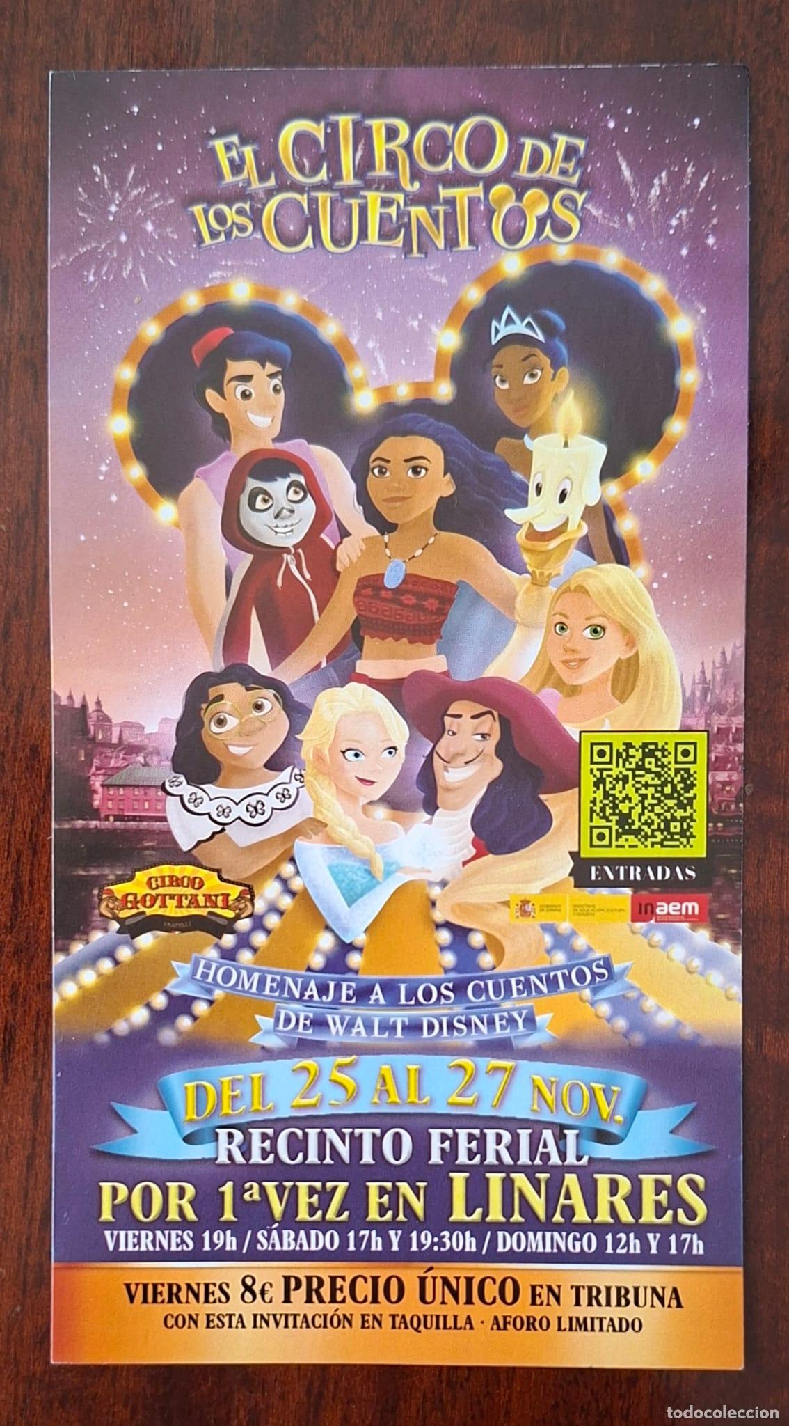 Carteles espect&aacute;culos: PUBLICIDAD DE CIRCO DE LOS CUENTOS.