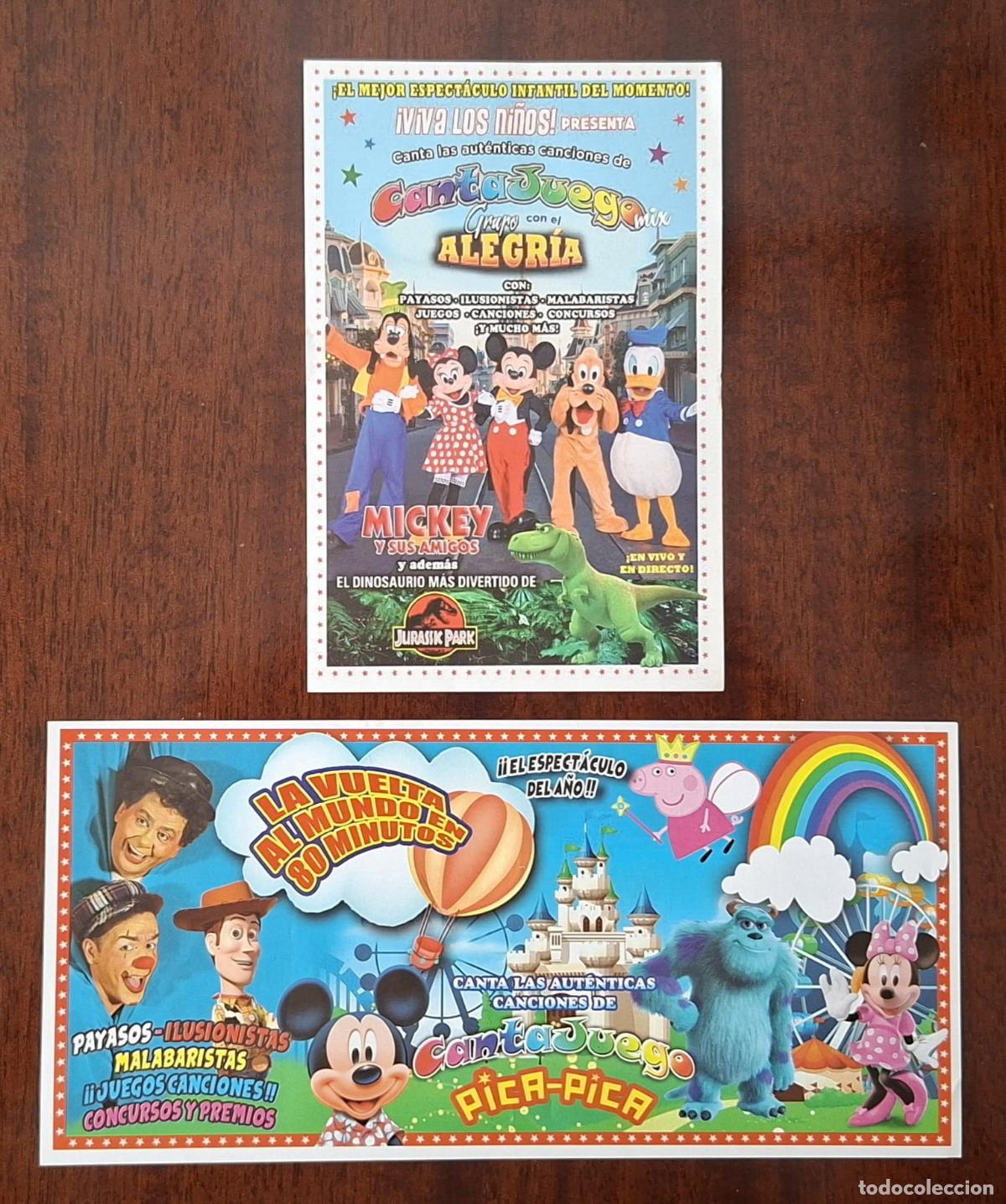 Carteles espect&aacute;culos: PUBLICIDAD DE CIRCOS. 2 DIFERENTES.