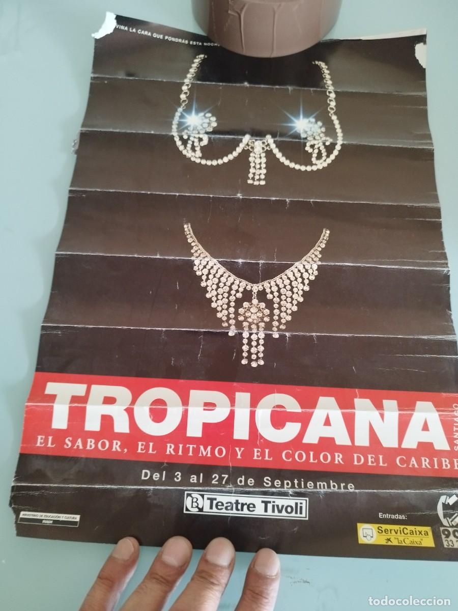 Carteles espect&aacute;culos: Cartel Cabaret Tropicana (&rdquo;El sabor, el ritmo y el color del Caribe&rdquo;),. Teatro T&iacute;voli Barcelona.