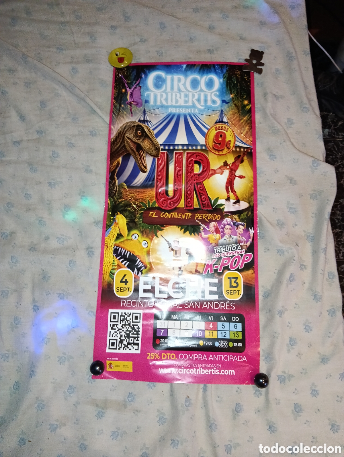 Carteles espect&aacute;culos: Poster circo tribertis el continente perdido
