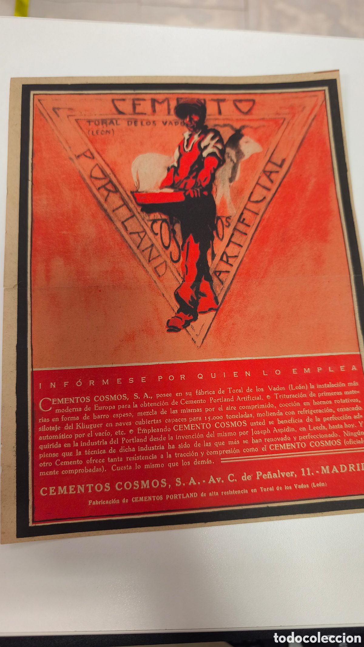 Carteles espect&aacute;culos: Cartel cementos cosmos