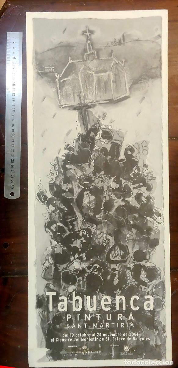 Carteles espect&aacute;culos: cartel pintura de Tabuenca &rdquo;Pintura Sant Martiri&agrave;&rdquo;, Monestir de St. Esteve de Banyoles del 19 de