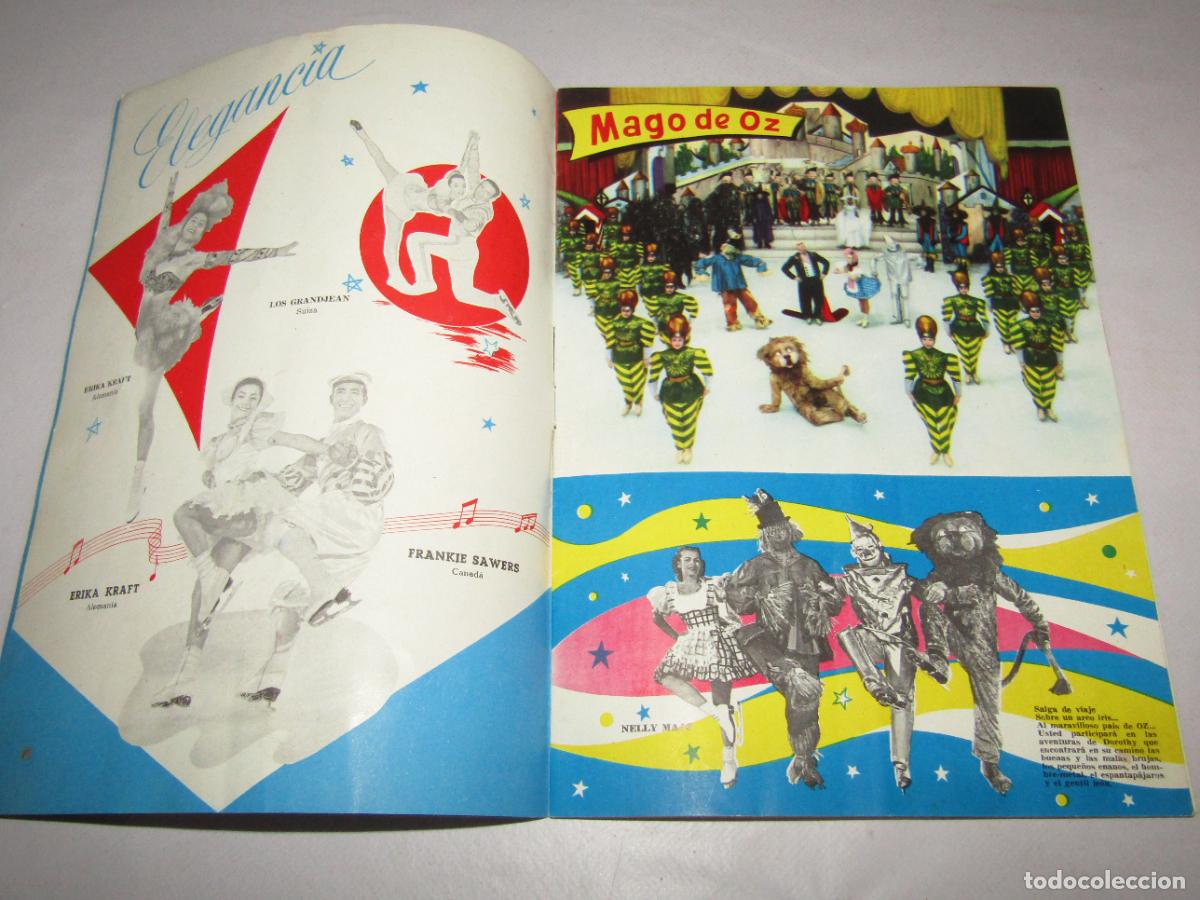 Carteles espect&aacute;culos: Antiguo Programa del HOLIDAY ON ICE en Espa&ntilde;a del A&ntilde;o 1960 - Foto 2