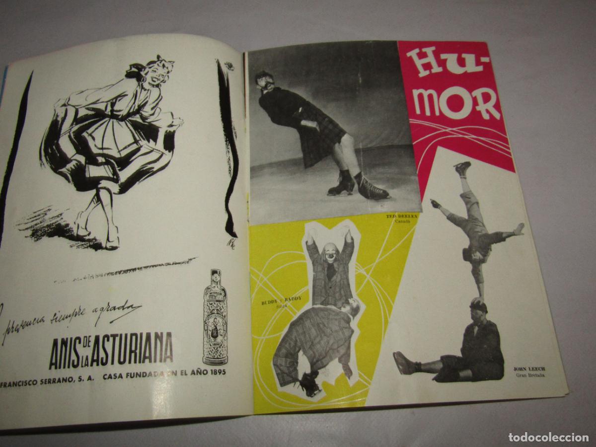 Carteles espect&aacute;culos: Antiguo Programa del HOLIDAY ON ICE en Espa&ntilde;a del A&ntilde;o 1960 - Foto 3