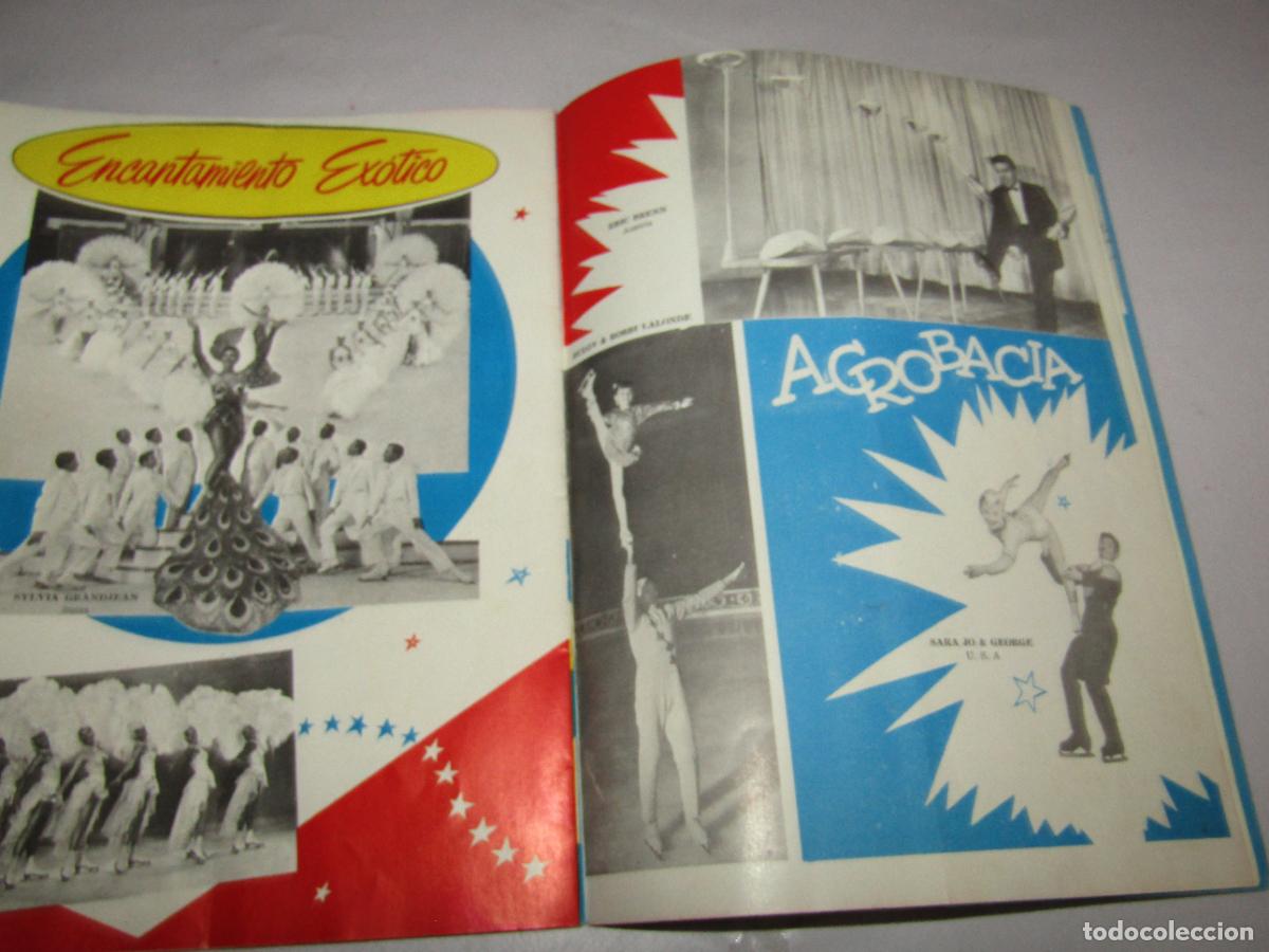 Carteles espect&aacute;culos: Antiguo Programa del HOLIDAY ON ICE en Espa&ntilde;a del A&ntilde;o 1960 - Foto 4