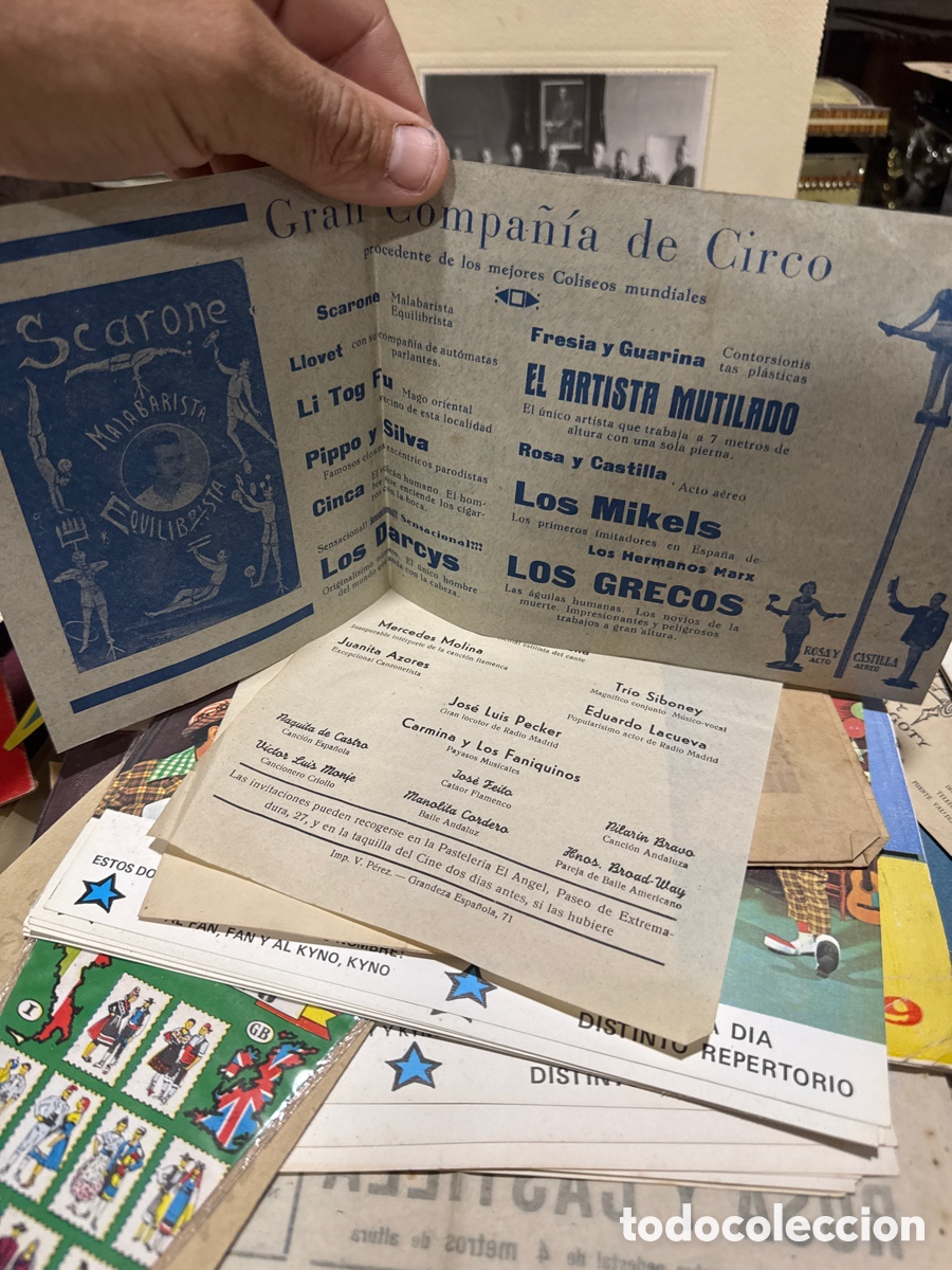 Carteles espect&aacute;culos: Programa de gran Compa&ntilde;&iacute;a de circo 1941
