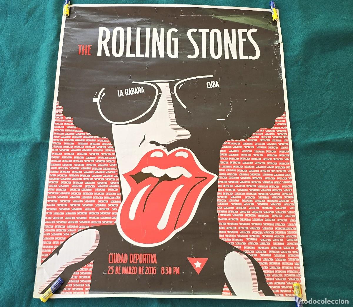 Carteles espect&aacute;culos: CARTEL ORIGINAL ROLLING STONES EN LA HABANA (2016)