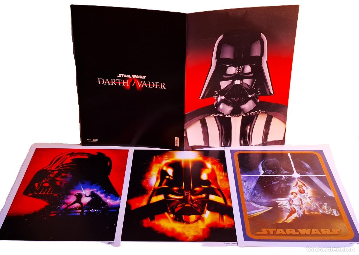 Affiches Spectacles: STAR WARS - DISNEY LUCASFILM - LOTE DE 3 LAMINAS ORIGINALES NUEVAS DE 40 X 30.CM + CARPETA