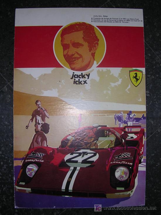Coleccionismo deportivo: CARTON JACKY ICKX - Foto 1