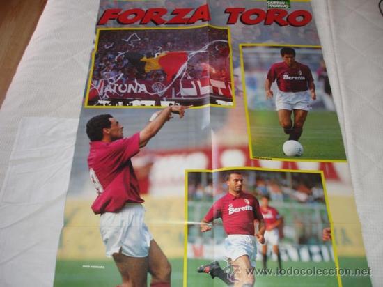Coleccionismo deportivo: POSTER TORINO 92-93 - Foto 1