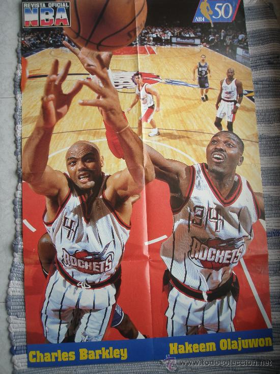 Coleccionismo deportivo: NBA  C. Barkley & H. Olajuwon - Foto 1