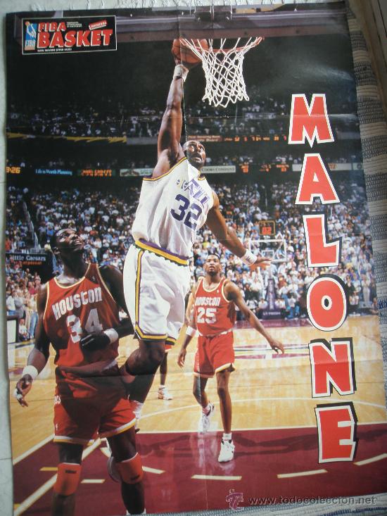 Coleccionismo deportivo: NBA  Malone. - Foto 1