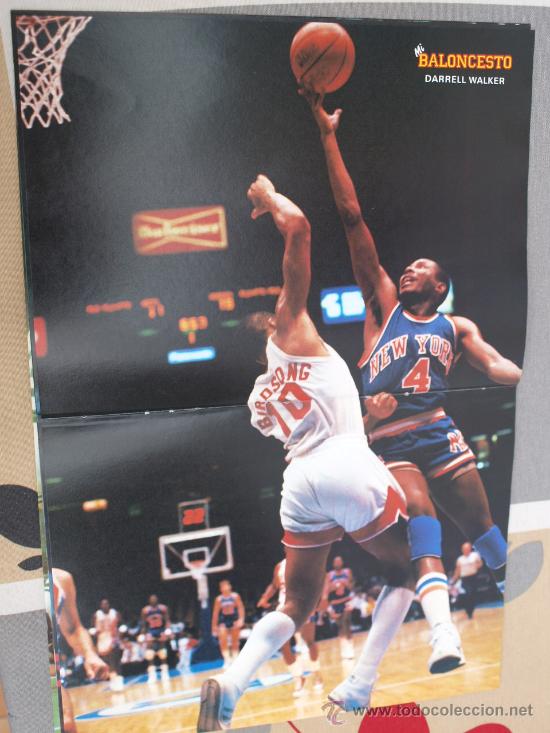 Coleccionismo deportivo: POSTER BALONCESTO NBA DARRELL WALKER KNICKS - Foto 1