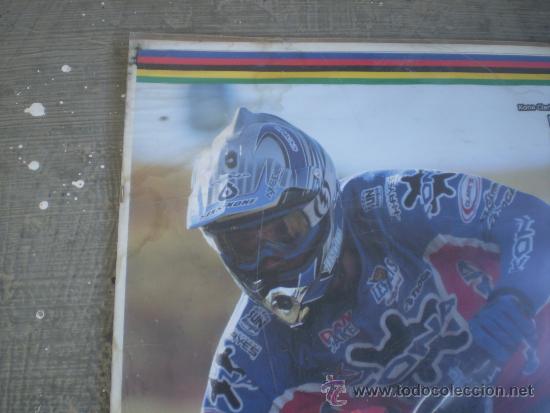 Coleccionismo deportivo: CUADRO POSTE FABIEN BAREL - Foto 3