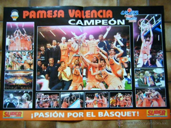 Coleccionismo deportivo: POSTER DEL PAMESA CAMPE&Oacute;N FINAL 2003 - Foto 1