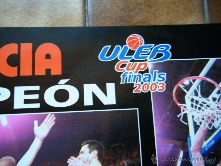 Coleccionismo deportivo: POSTER DEL PAMESA CAMPE&Oacute;N FINAL 2003 - Foto 2