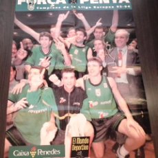 Coleccionismo deportivo: CARTEL DE BALONCESTO 1994 - FORÇA PENYA! CAMPIONS D'EUROPA 1993/94 - BÀSQUET JOVENTUT DE BADALONA